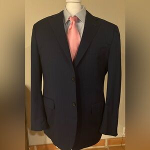 Canali 1934 Navy Windowpane Nrw Style 2-Button Blazer EU 58L